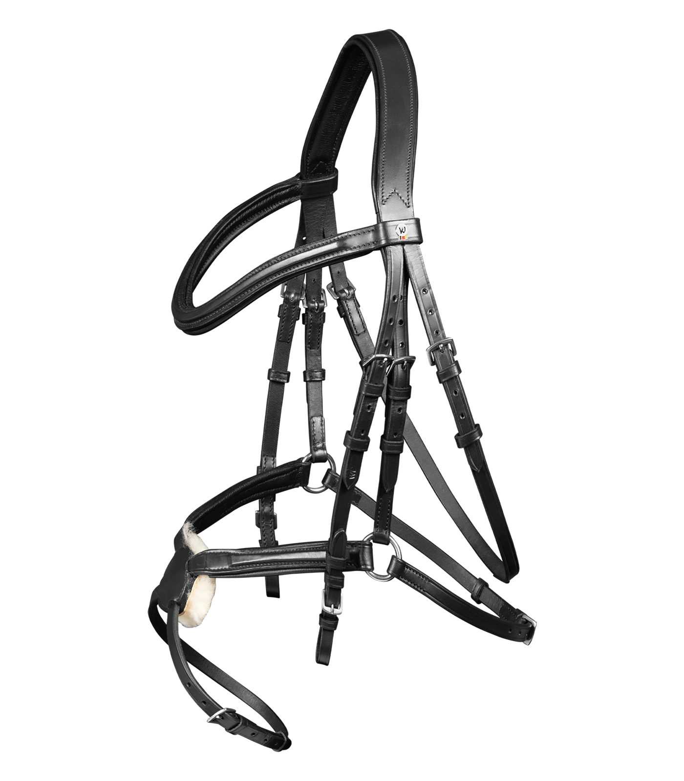 Briglia senza denti Sidepull Bitless Bridle Trense Red Rose Crownclub Briglia senza denti Sidepull Bitless Bridle Trense Red Rose Crownclub